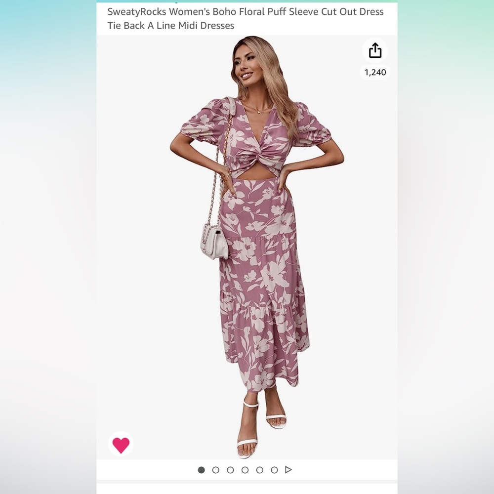 Women’s floral dress- Amazon (never worn)
